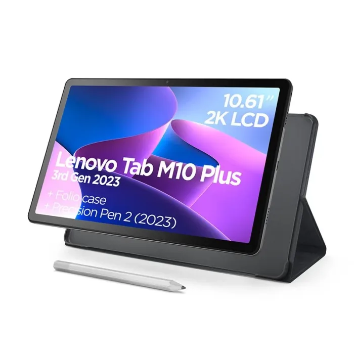 Lenovo Tab M10 Plus (3rd Gen) 4GB/128GB WiFi Gris con Lapiz de Precisión y Folio Case